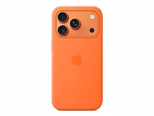Apple iPhone 17 Pro Silicone Case with MagSafe – Orange