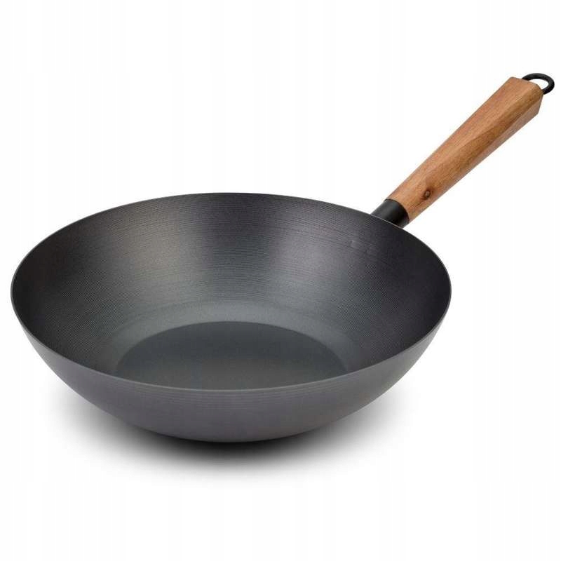 

Patelnia Wok kantoński 28 cm Stal węglowa indukcja