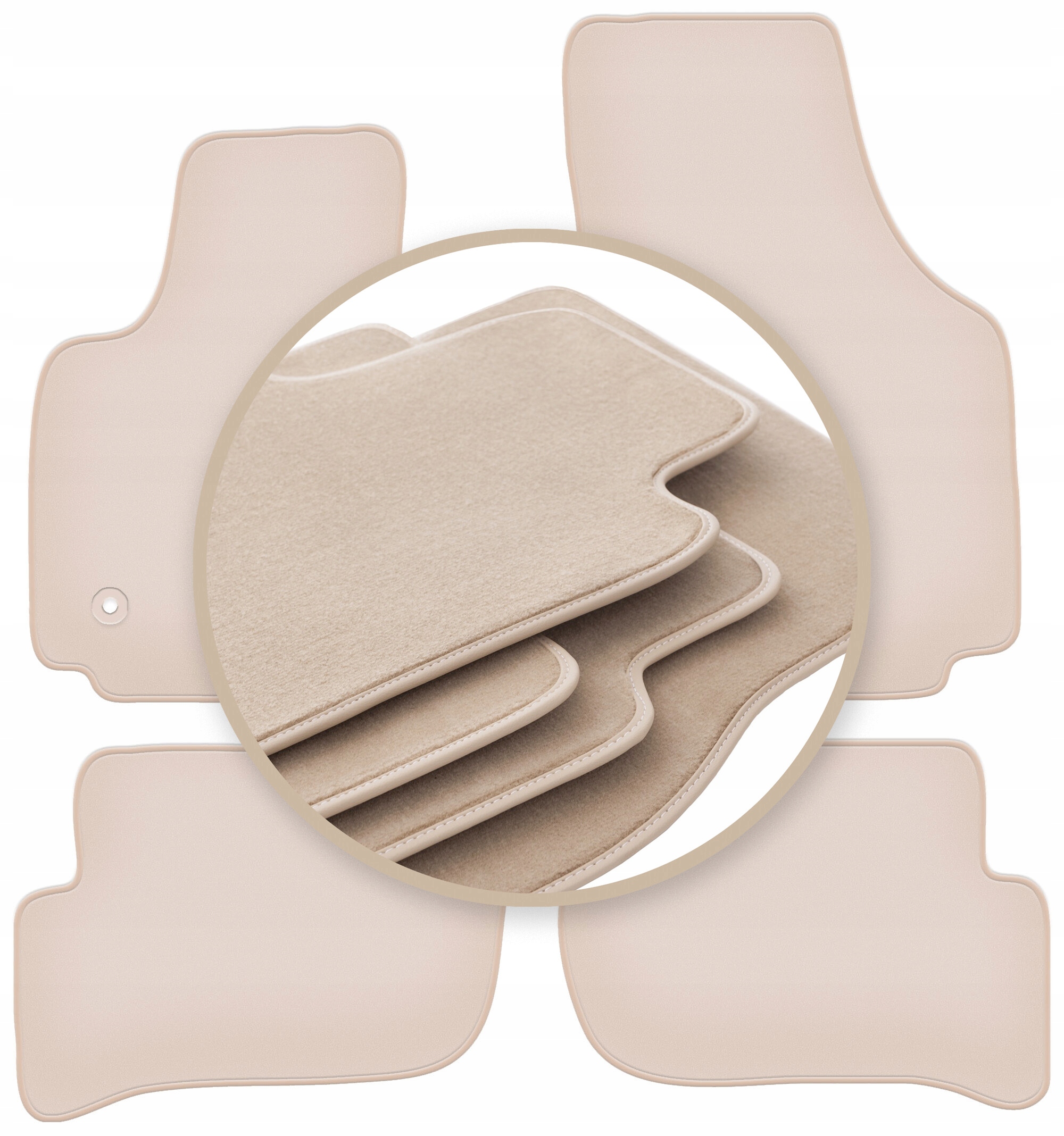 Velúrové koberčeky 10 mm Premium pre: Seat Toledo III minivan 2004-2012