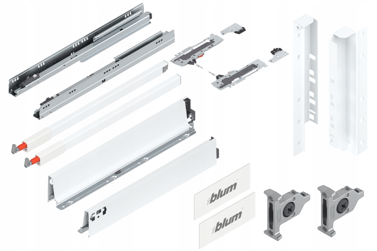 Blum Zásuvka Tandembox 450 Vysoká Tip-On D Biela