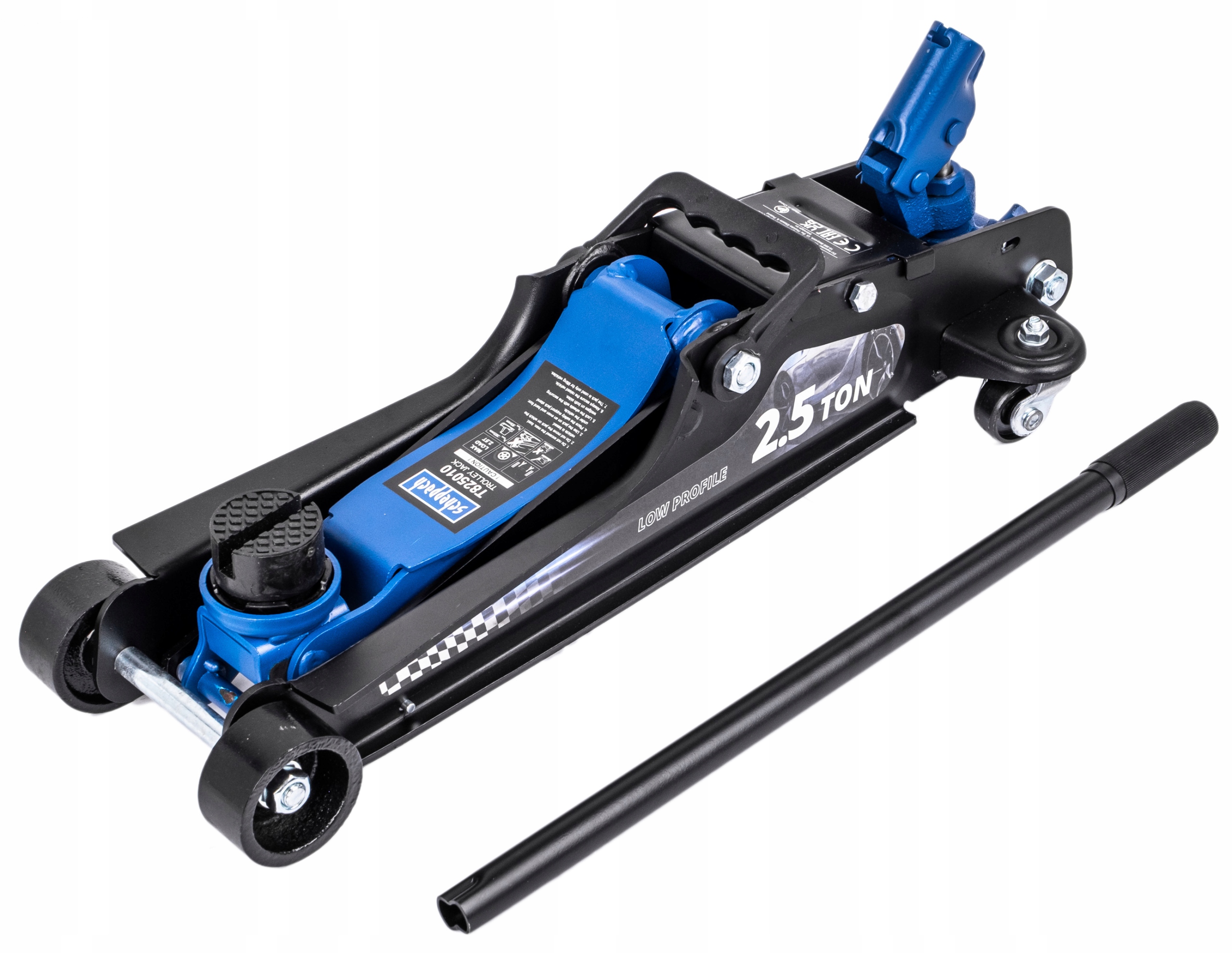 PODNOŚNIK SAMOCHODOWY ŻABA NISKOPROFILOWY 2,5 tony + KOBYŁKI 3T SCHEPPACH Maksymalna wysokość podnoszenia 330 mm