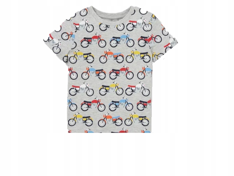 

Nowa C&a bluzeczka t-shirt Motory szara 104