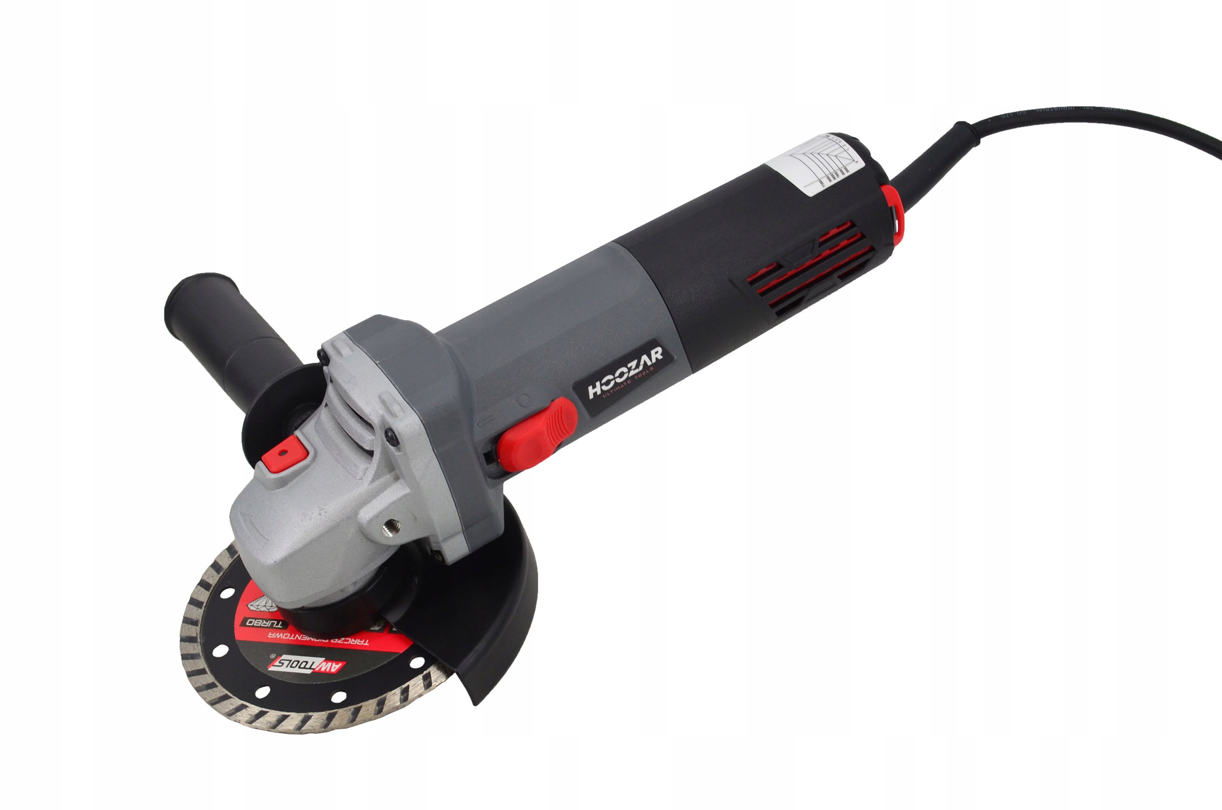 Úhlová Bruska 125 mm 800 W S Regulací Otáček Hoozar