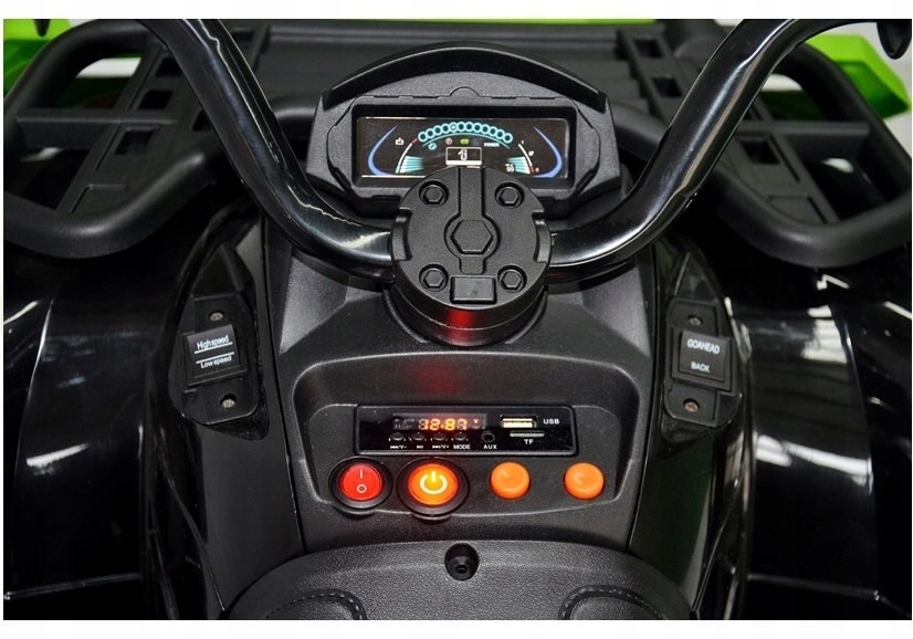 Quad na akumulator BDM0909 Zielony 24V Prędkość maksymalna 5 km/h