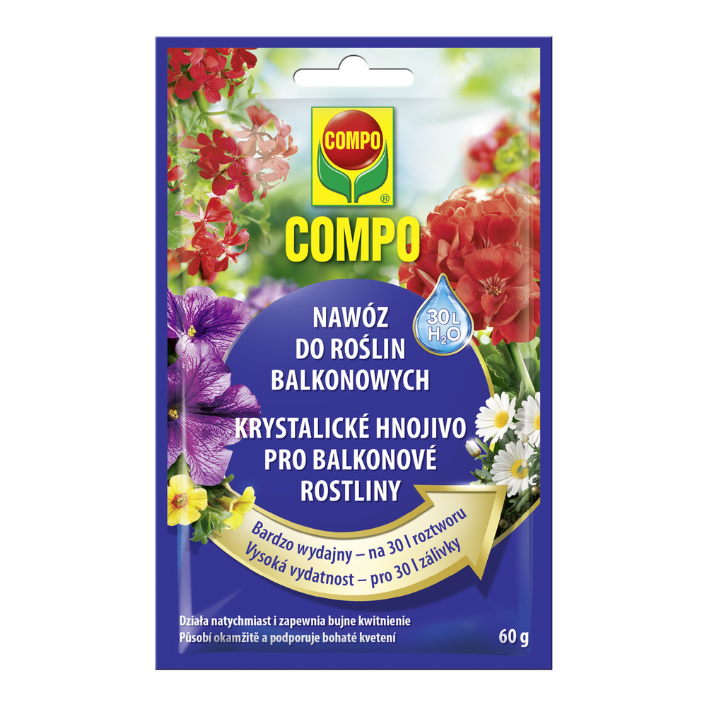 

Nawóz do roślin kwiatów balkonowych 60g Compo