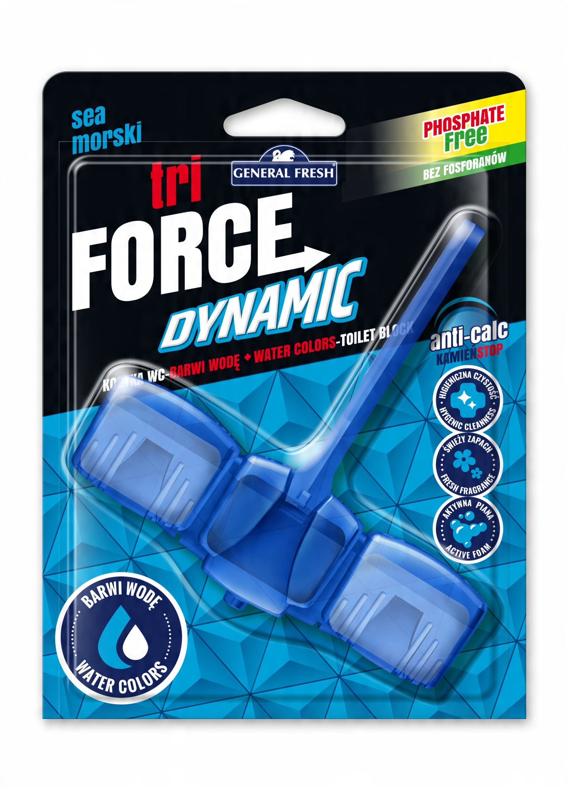 

General Fresh Tri Force Dynamic kostka Wc Morski