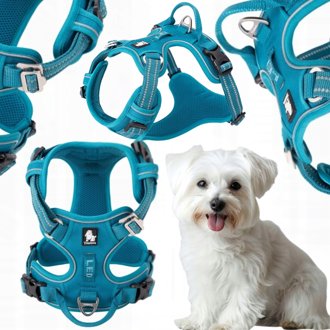 Levně Postroje Pro Psa Nastavitelné Truelove Front Line Premium Silné Modré Xs