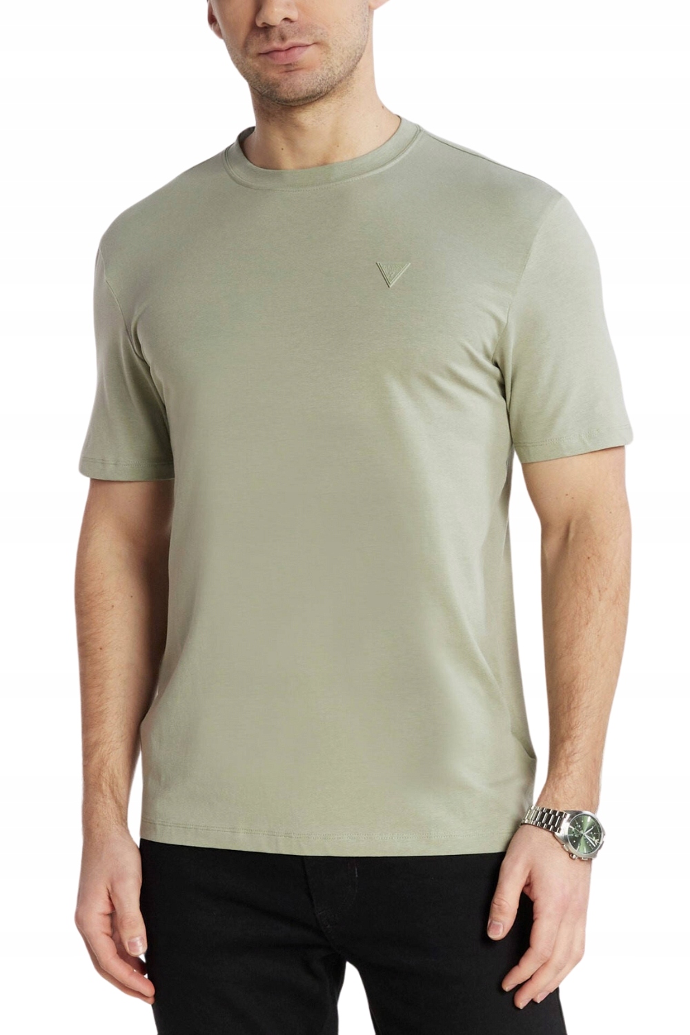 Guess Zelené pánské tričko Hedley S