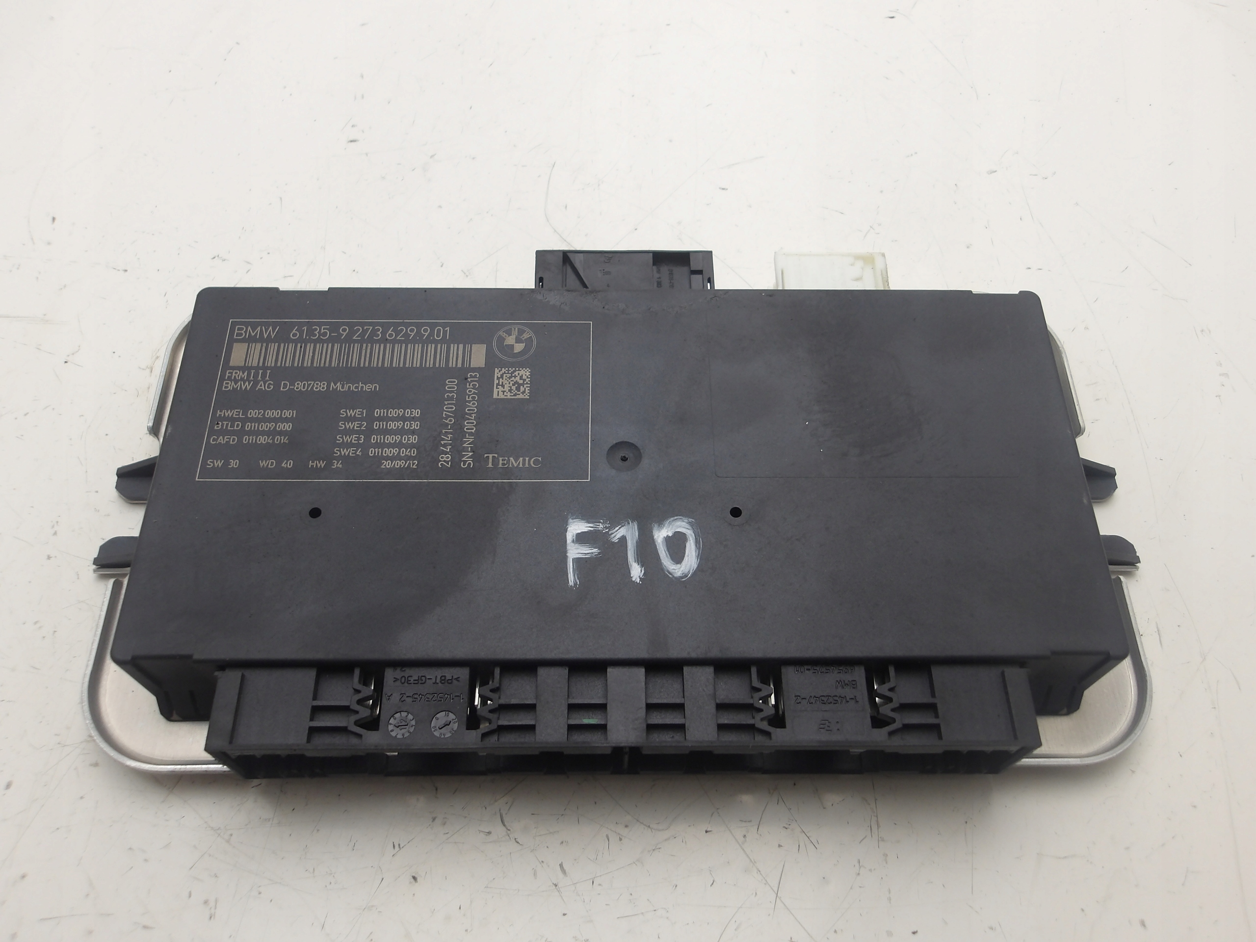 BMW 5 F10 F11 10-17 modulo luci LIGHT CONTROL Centralina 92736299 OE