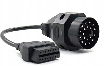 Adapter Kabel OBD2 na okrągłe OBD1 20 pin z zapłonem Bmw E46 E39 Autokomp