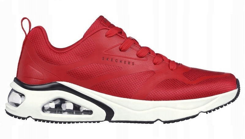 Pánské Sportovní Boty Červené, Pohodlná Měkká Stélka Skechers 42,5