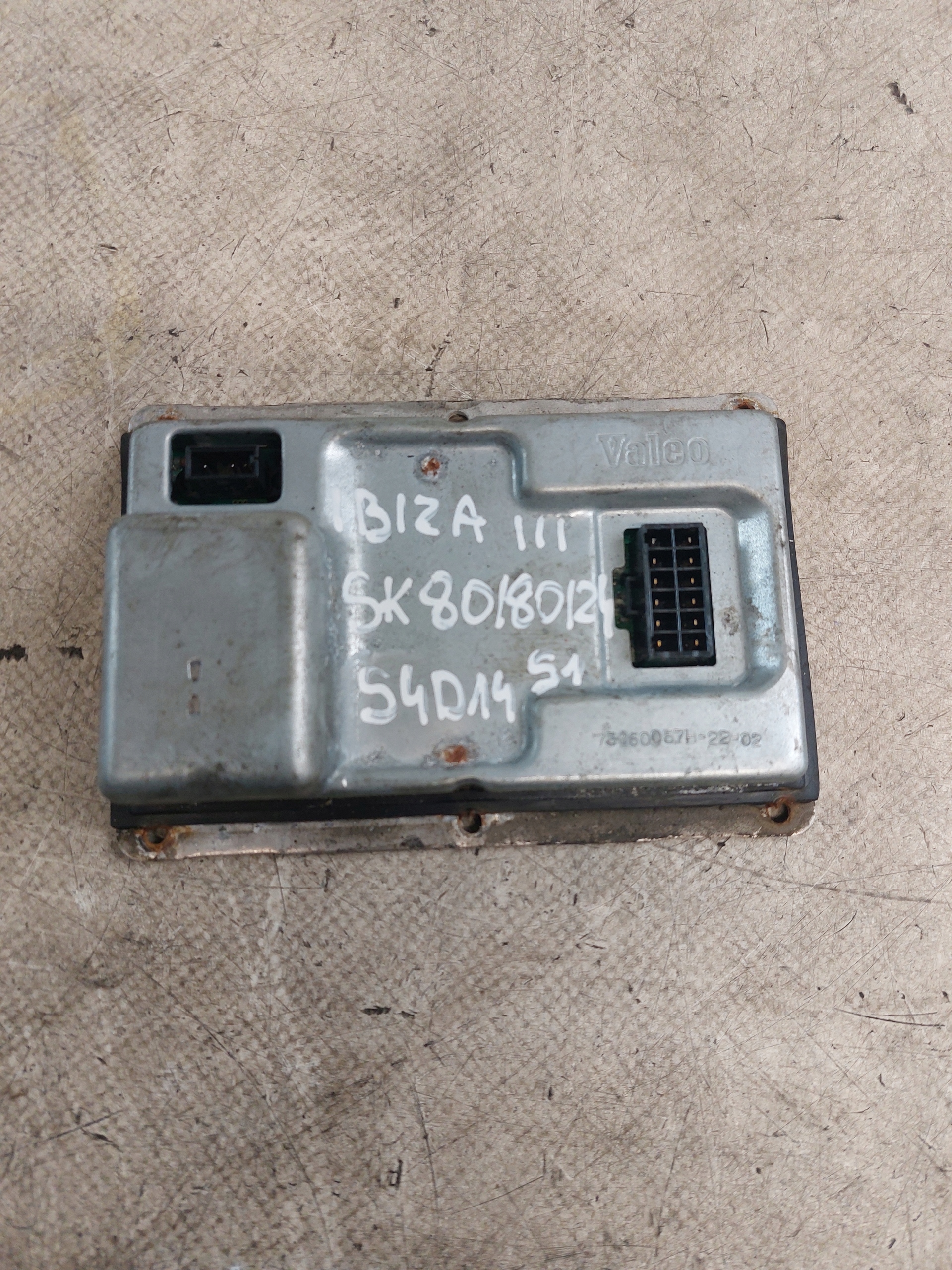 control unit XENON SEAT IBIZA III