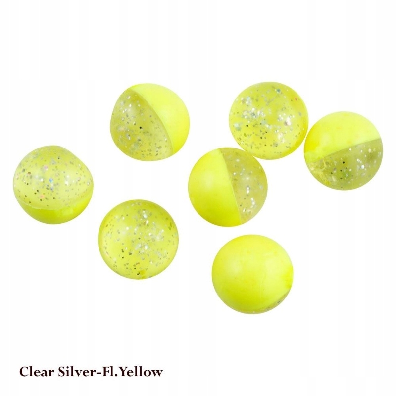 Berkley PowerBait Eggs, Clear Silver-Fl.Yellow