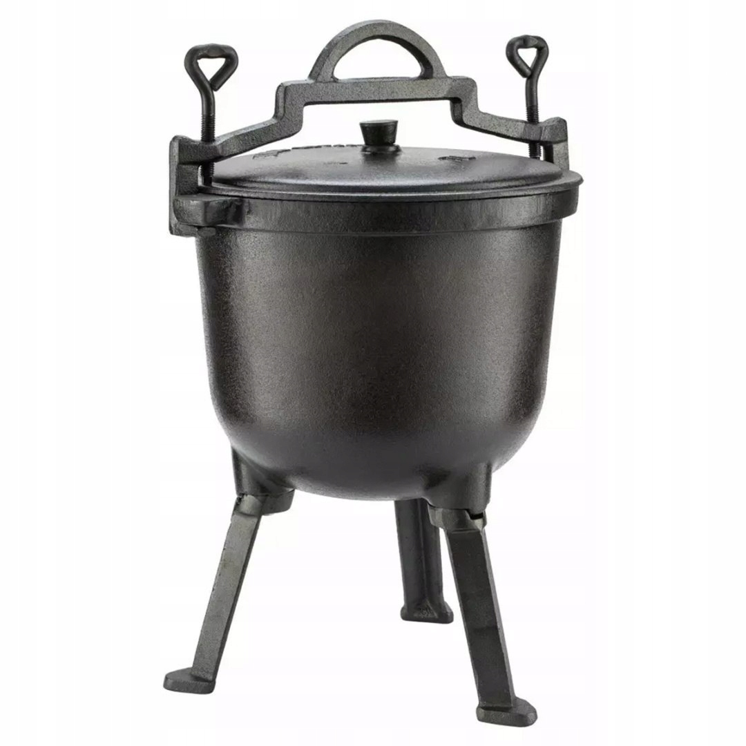 Litinový Kotlík, Smaltovaný Lovecký Hrnec 10 L Kinghoff KH-2243