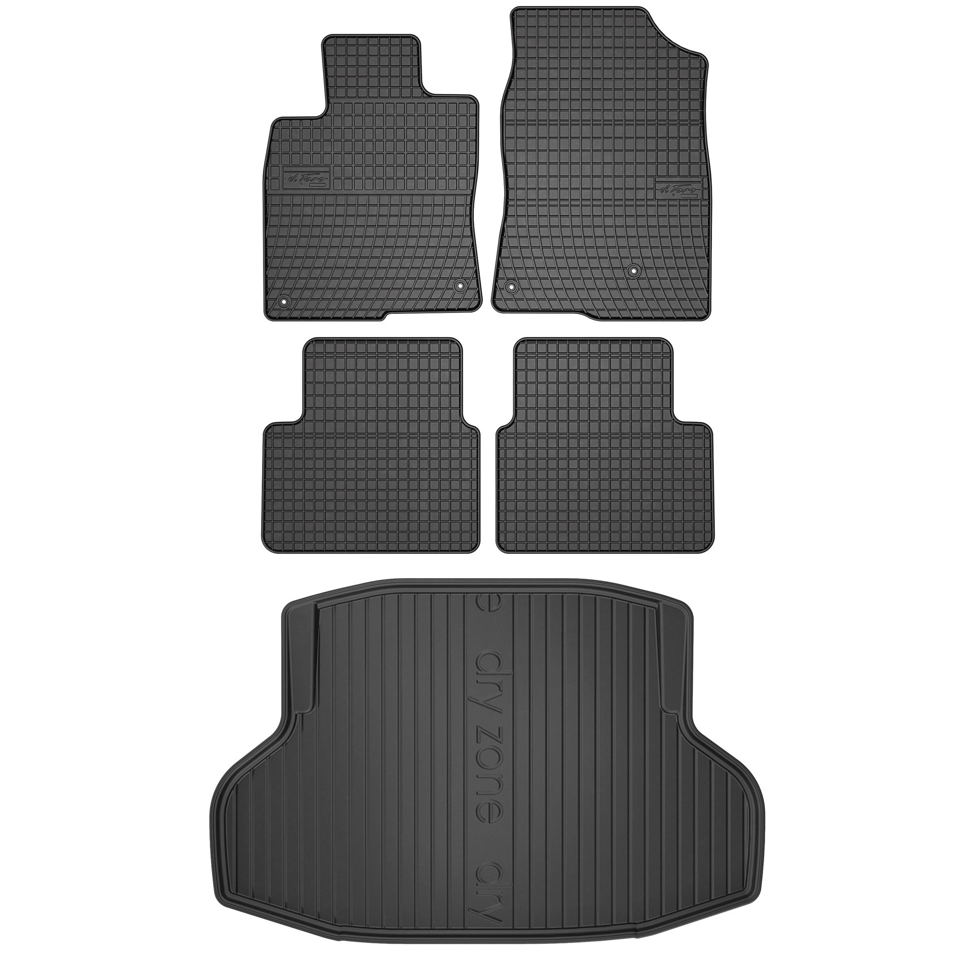 Gumové rohože a rohože Honda Civic X 2015-2021