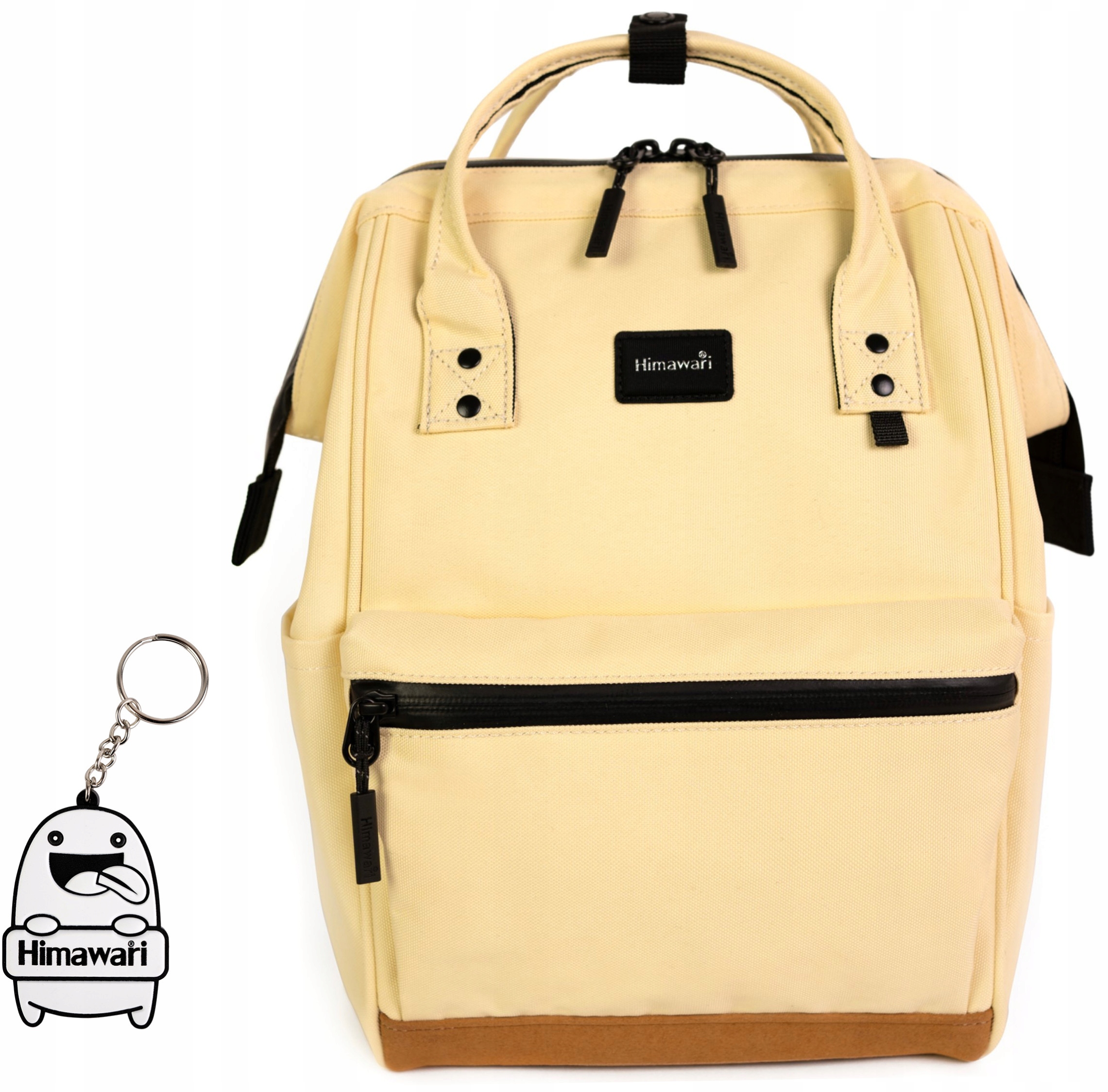 Plecak miejski Himawari Cabin Mini codzienny mały stelaż Jasny żółty