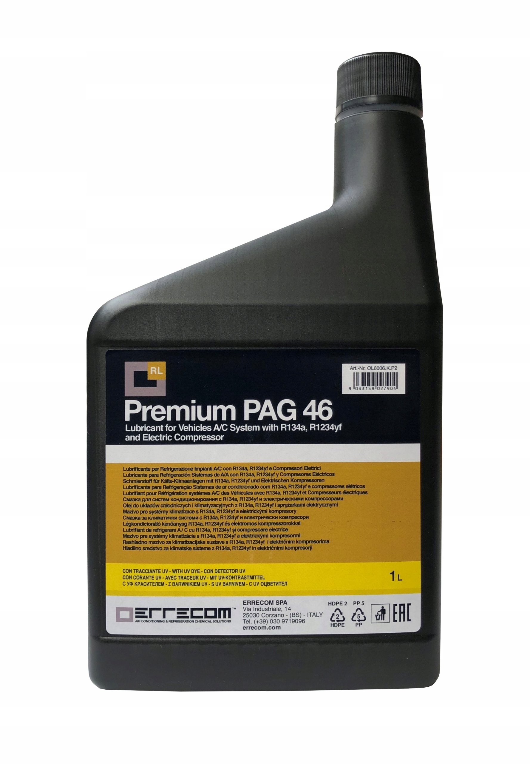 

Olej Premium PAG46 Uv Errecom 1L ND8