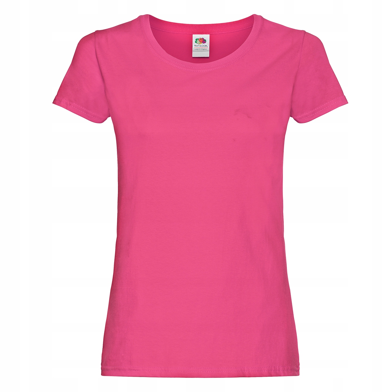 DAMSKA KOSZULKA T-SHIRT FRUIT original fuchsia XXL