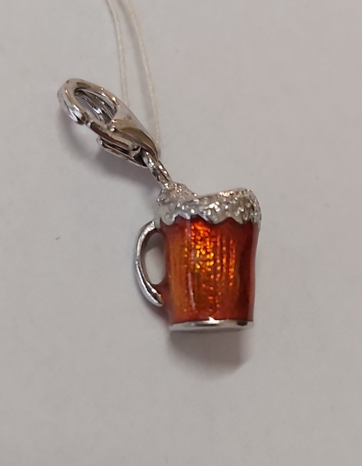 SREBRNA ZAWIESZKA CHARMS KUFEL+ GRATIS