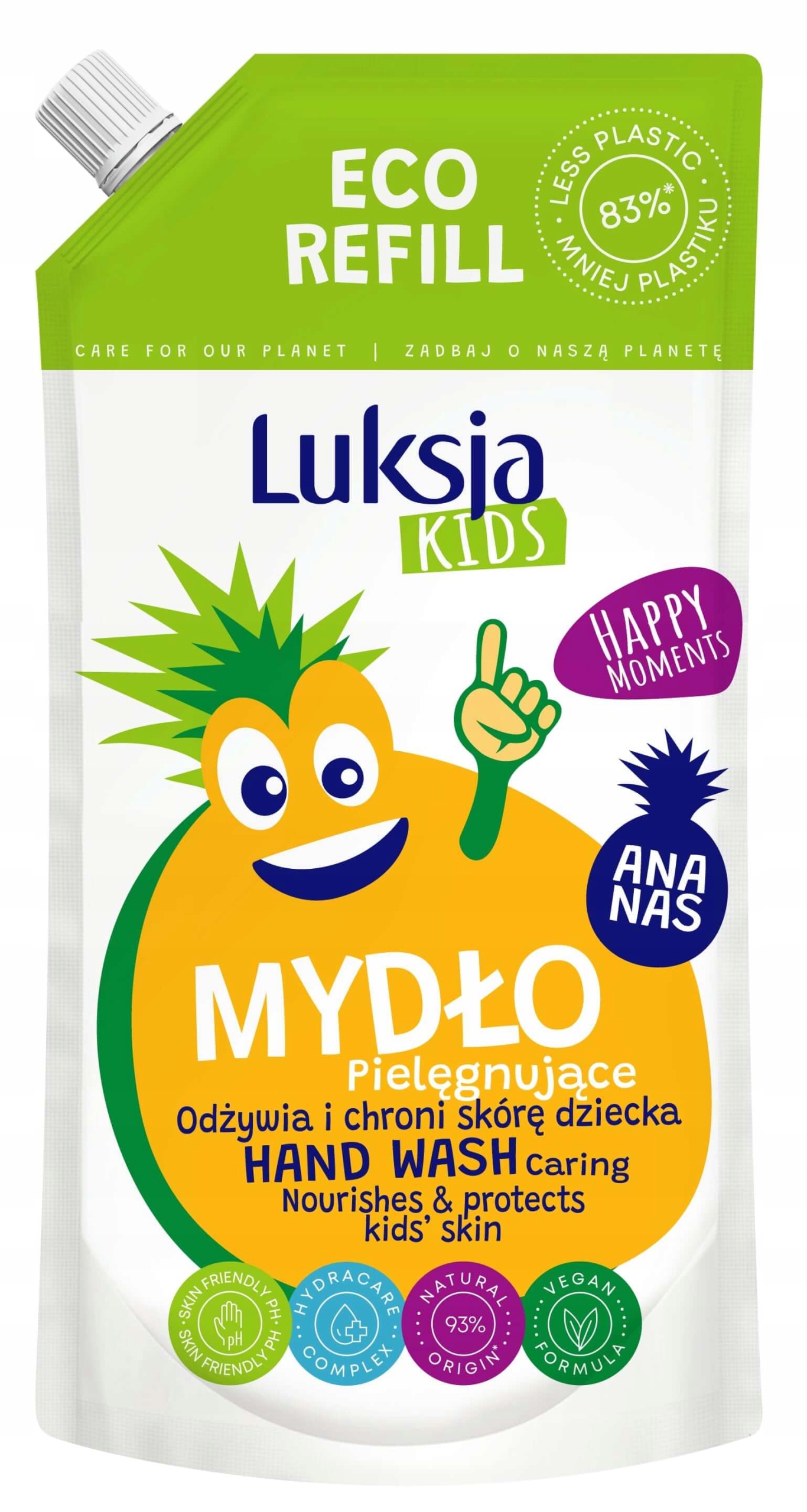 

Mydło do rąk Luksja Kids 500 ml 150 g