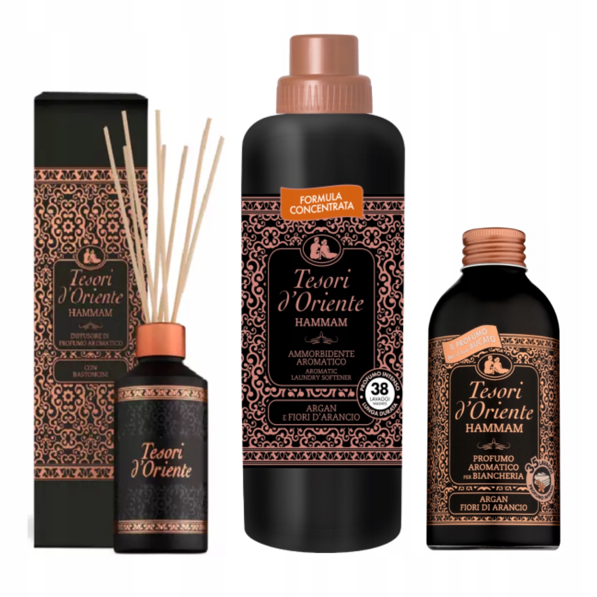 Levně Tesori Hammam: vonné tyčinky parfém do prádla koncentrát