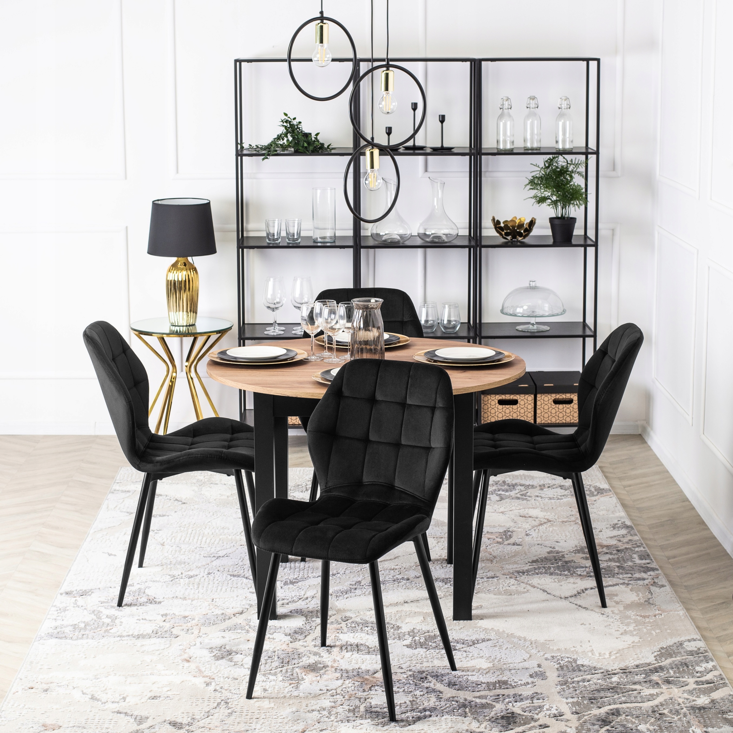 Krzesło LUCKY czarne