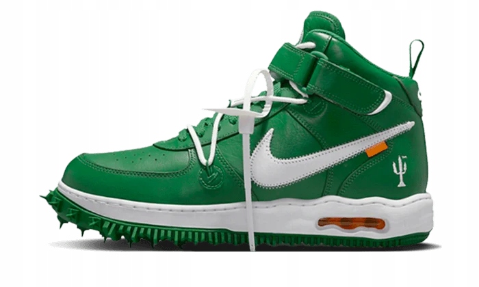Nike Air Force 1 Mid Off-White Pine Green DR0500-300 velikost 44,5