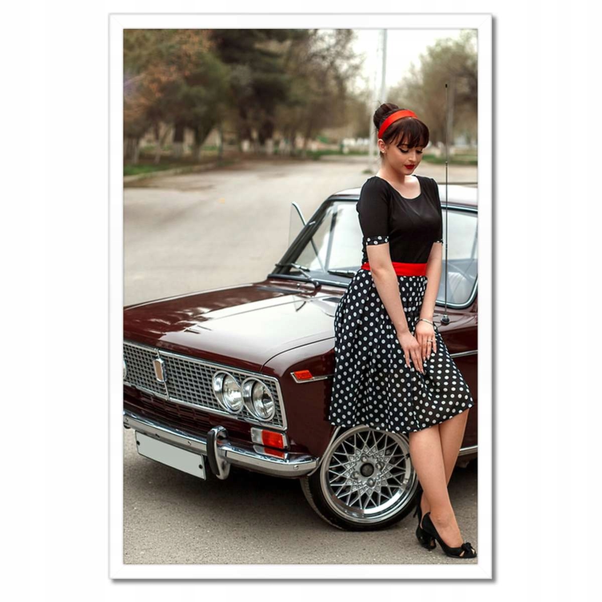Plakáty v rámu 40x60 Klasické auto Retro car