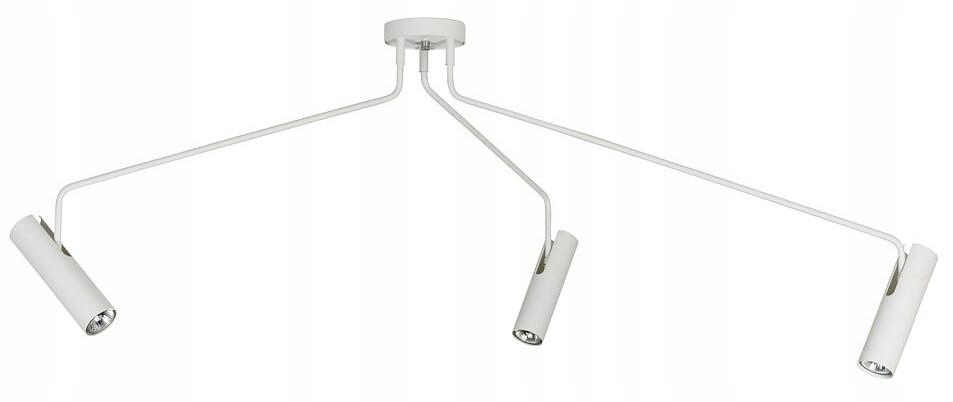 Stropná lampa Spot Eye Biela 3xGU10 Závesná lampa do izby