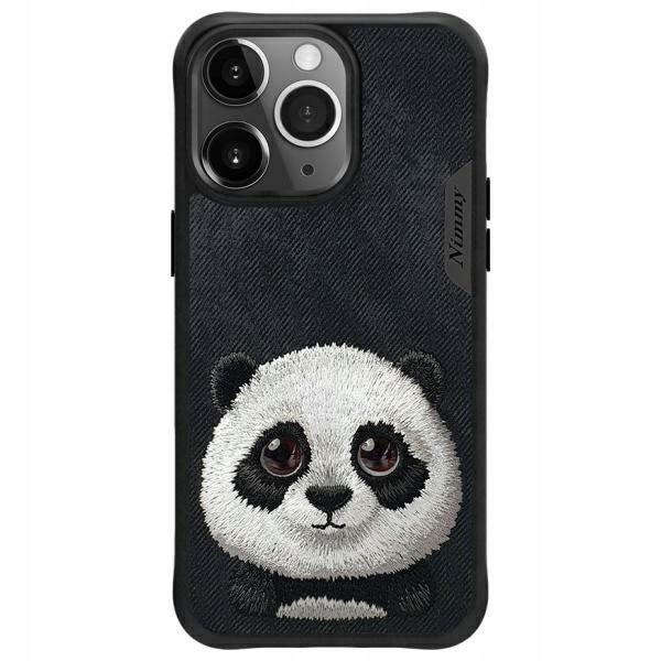 Etui Nimmy Big Eyed Pet 2. 0 Panda na iPhone 15 Pro czarne Nimmy