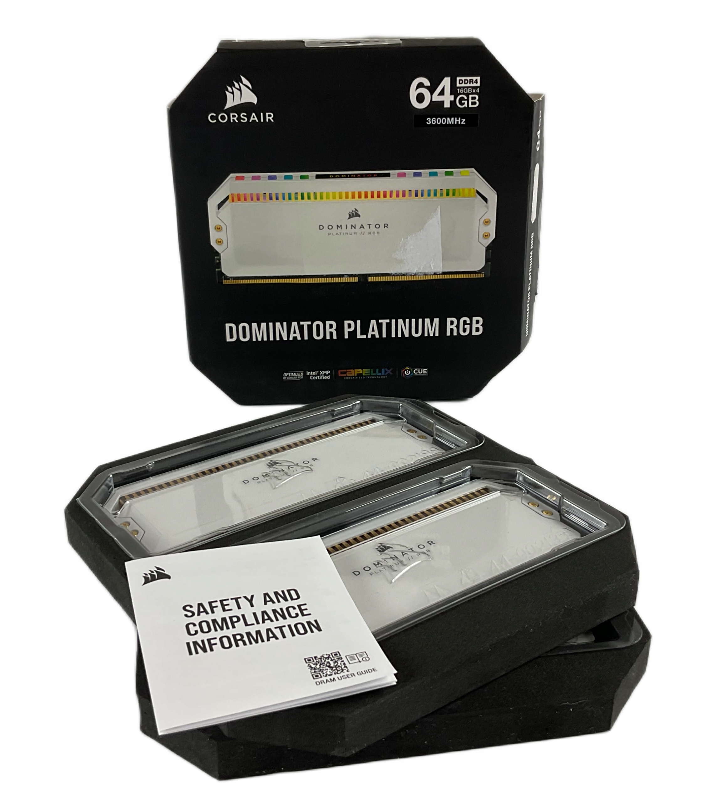 Zestaw 4x16GB Pamięć Corsair Dominator Platinum Rgb 64GB