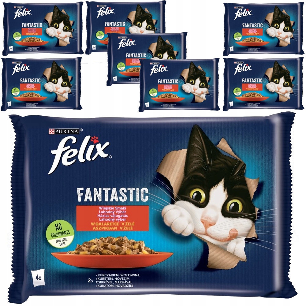 Felix Fantastické Venkovské Příchutě V Želé 32x85 g