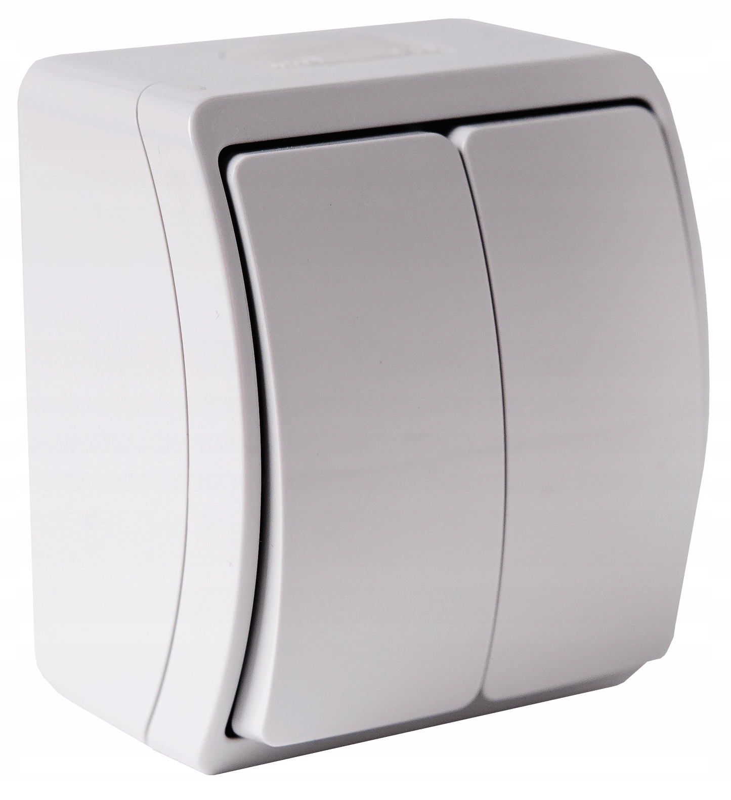 

Viplast Włącznik podwójny 230V 63×75×48 mm szary
