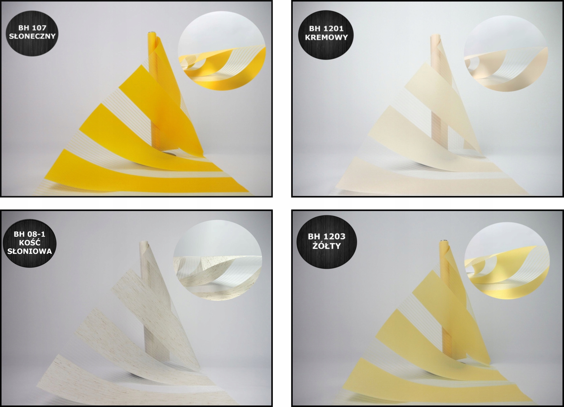 Roleta dzień i noc w KASECIE z PROWADNICAMI 32X190 Waga produktu z opakowaniem jednostkowym 1 kg