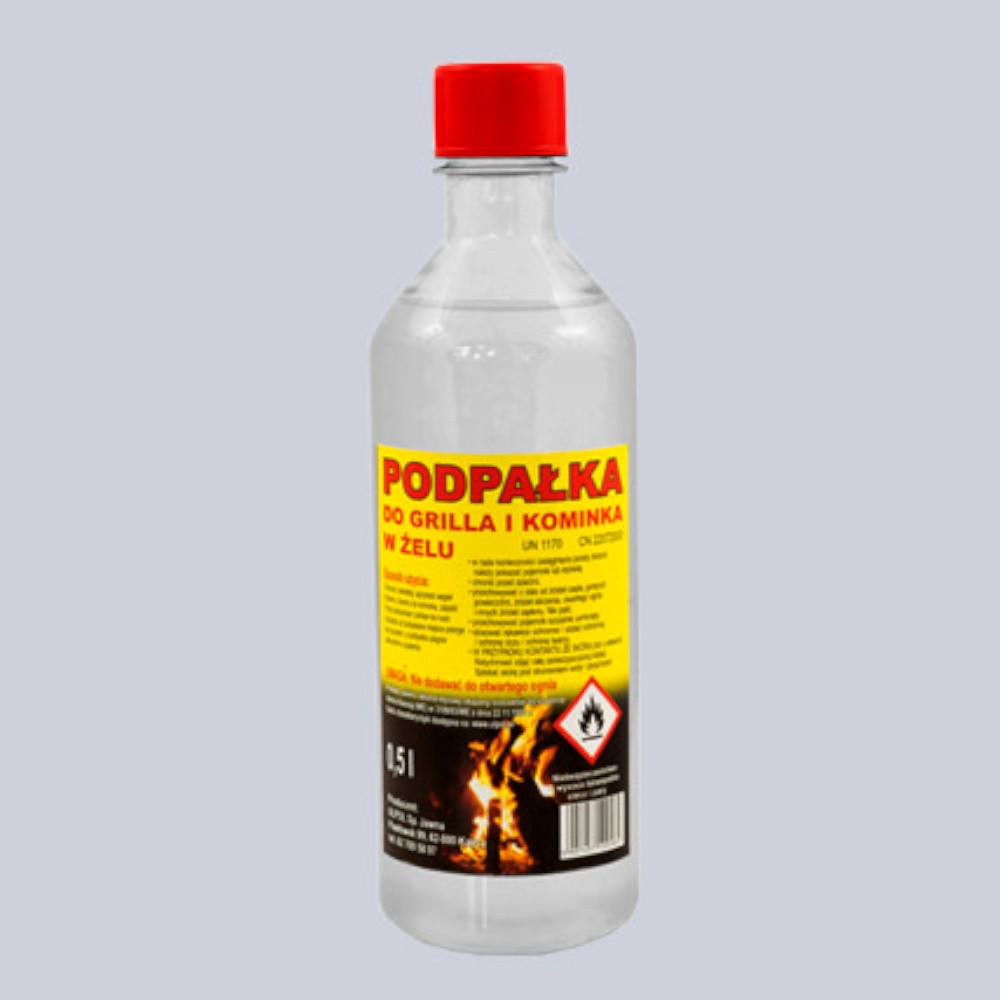 

Podpałka do Grilla i Kominka w Żelu Ulpol 0,5L