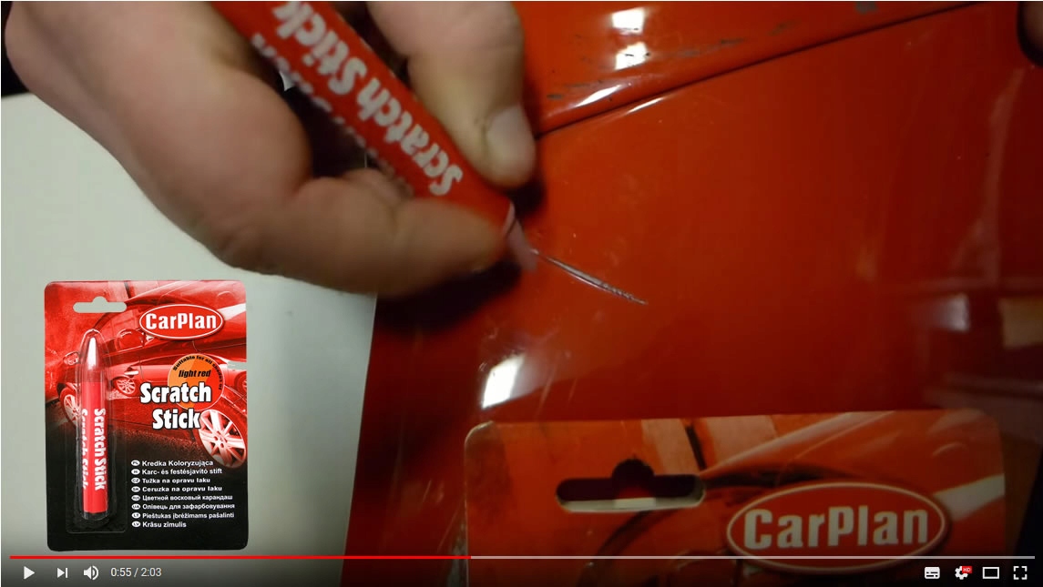 Kredka Pisak na rysy do rys do lakieru CZARNA Numer katalogowy producenta PKK003