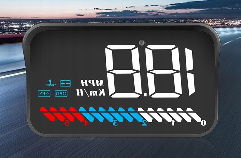 WYŚWIETLACZ PROJEKTOR LED LCD HUD OBD2 GPS USB M7 Marka Inny