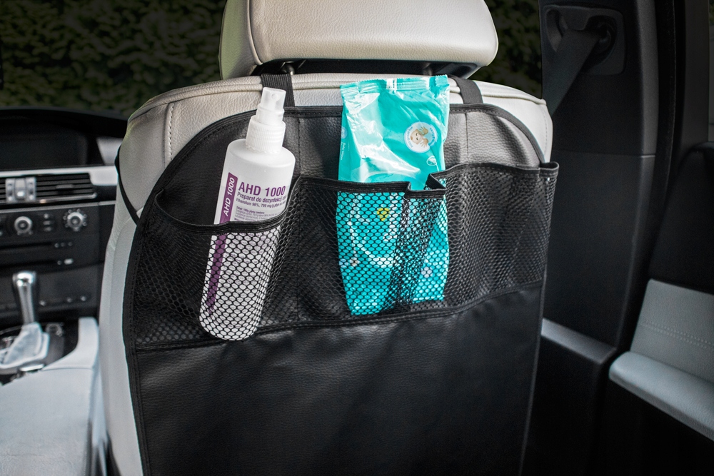 Osłona na tył fotela samochodowego ochraniacz tyłu ORGANIZER MATA NA FOTEL Producent Agmi