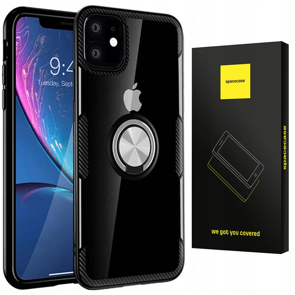 

Etui Do Iphone 11 Spacecase Ring Holder Pancerne