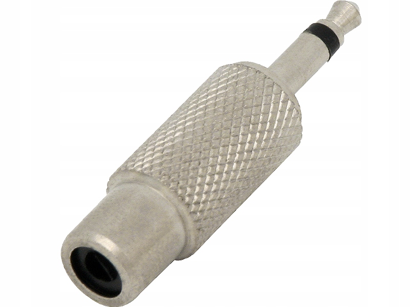 ADAPTER WTYK JACK 3,5mm 1X GNIAZDO RCA METAL