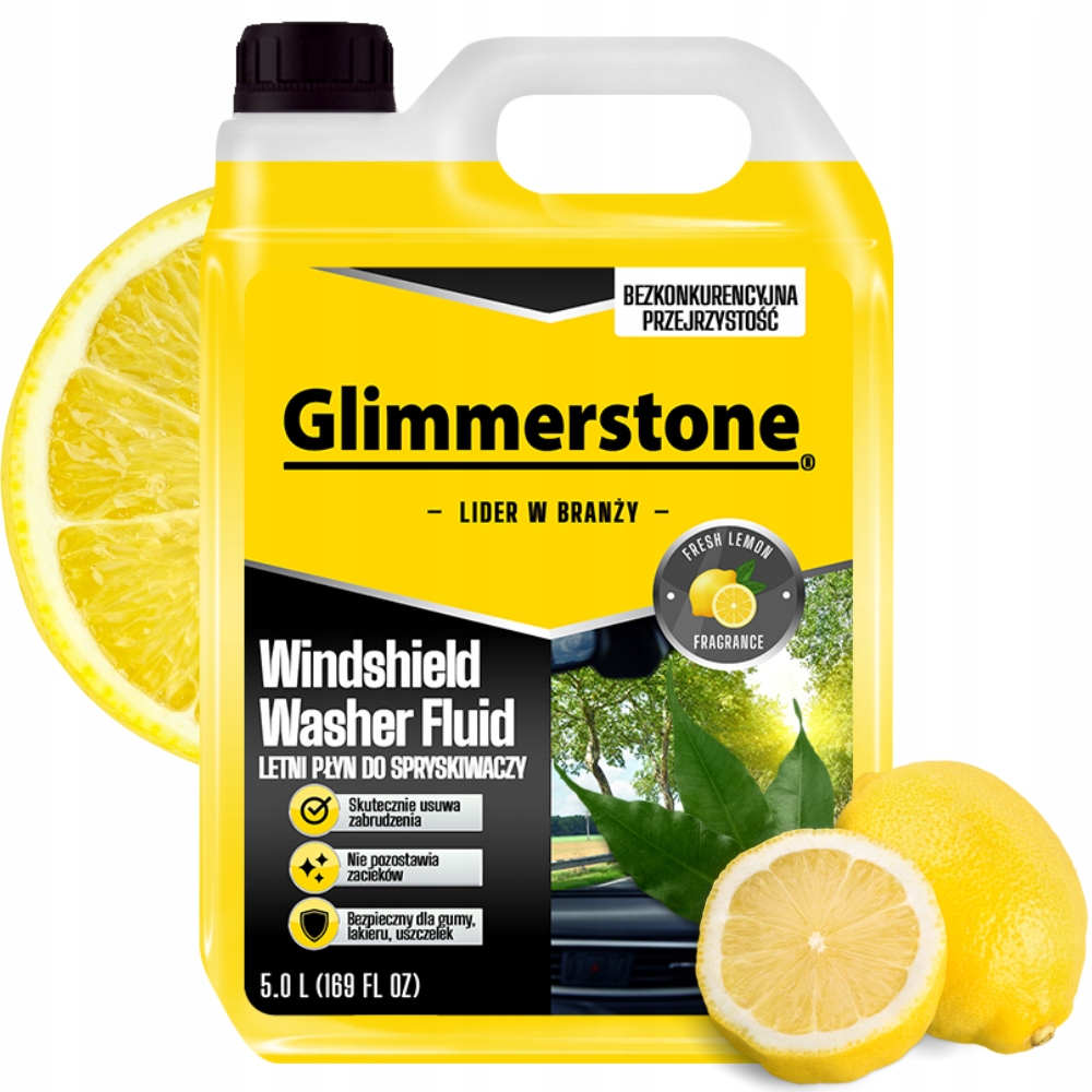 Płyn do spryskiwaczy Glimmerstone letni cytrynowy 5 l