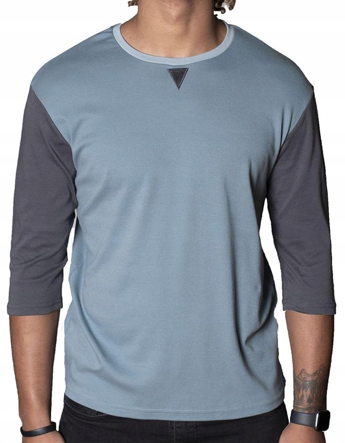 

Koszulka stel niebieska rękaw 3/4 Spear Apparel XL