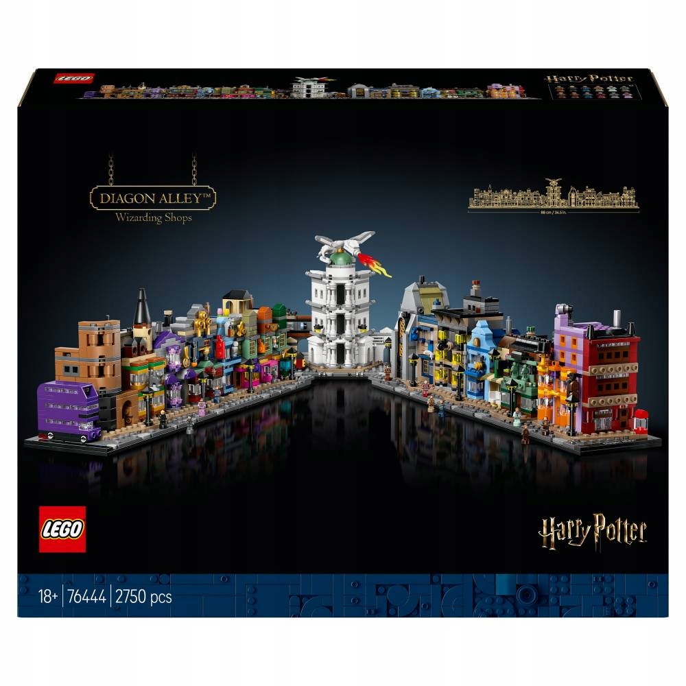 Lego 76444 Harry Potter Kouzelné obchody v Úhlové ulici