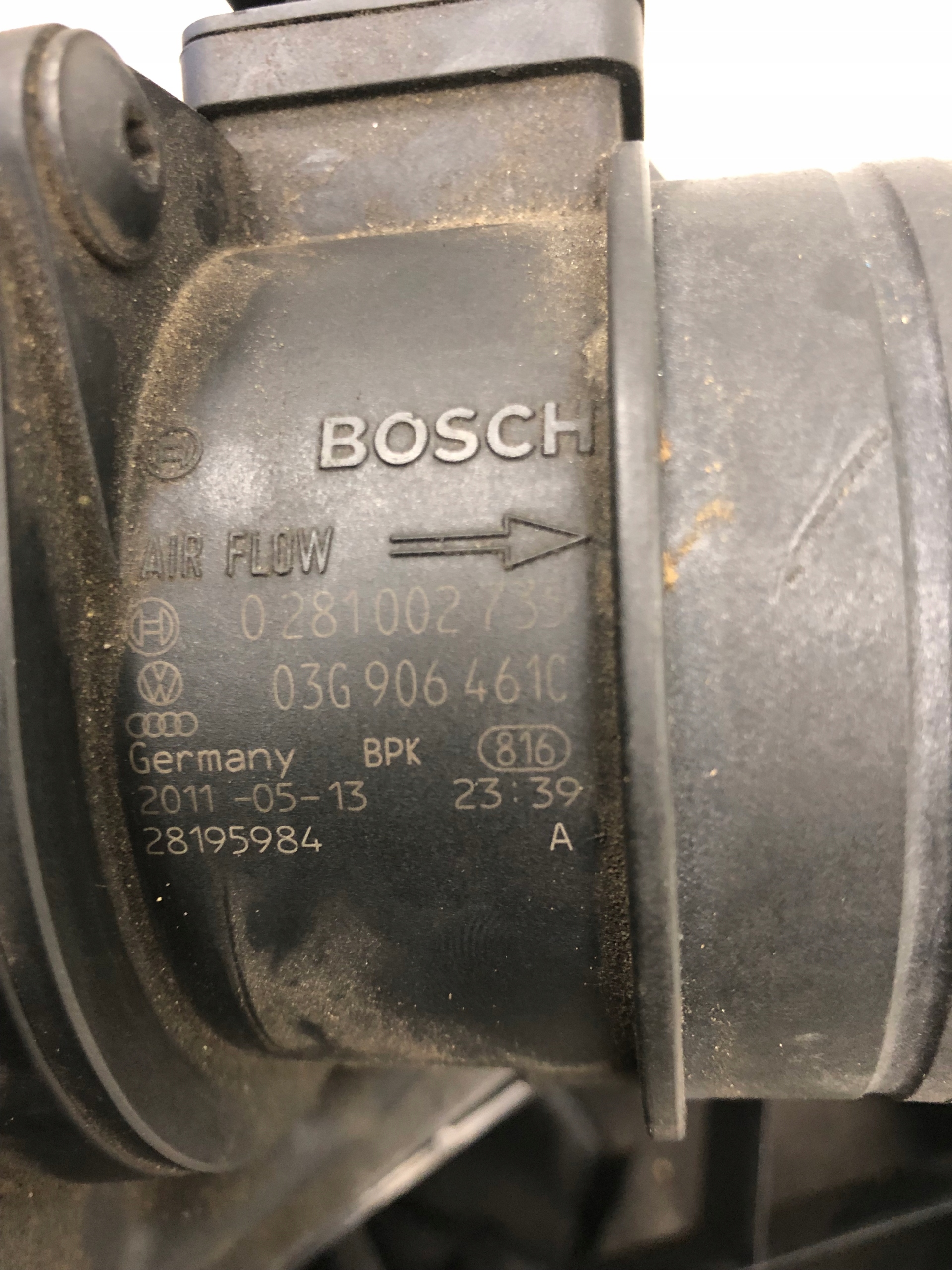 Gehäuse filter luft AUDI A4 B8 8K0133837BF 8K0133835BH