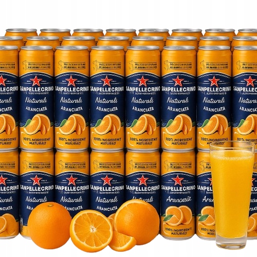 Levně Sanpellegrino l'Aranciata plechovka 330 ml sycený nápoj svařák bez kauce