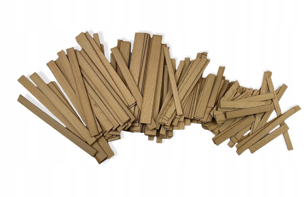

knot drewniany do swiec do wosku 100szt.
