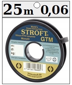 Żyłka Stroft Gtm 0,06mm 25m 0,65kg zawodnicza nr.1 na świecie
