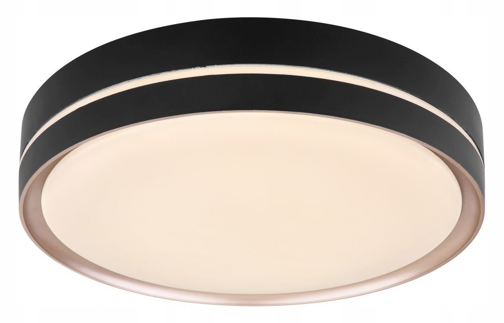 Čierny moderný stropné svietidlo do chodby Manni Globo