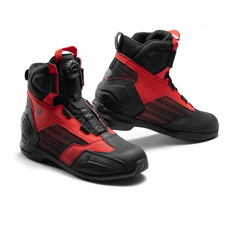 Krátke motocyklové topánky Rebelhorn Core Black/red čierna červená Darčeky
