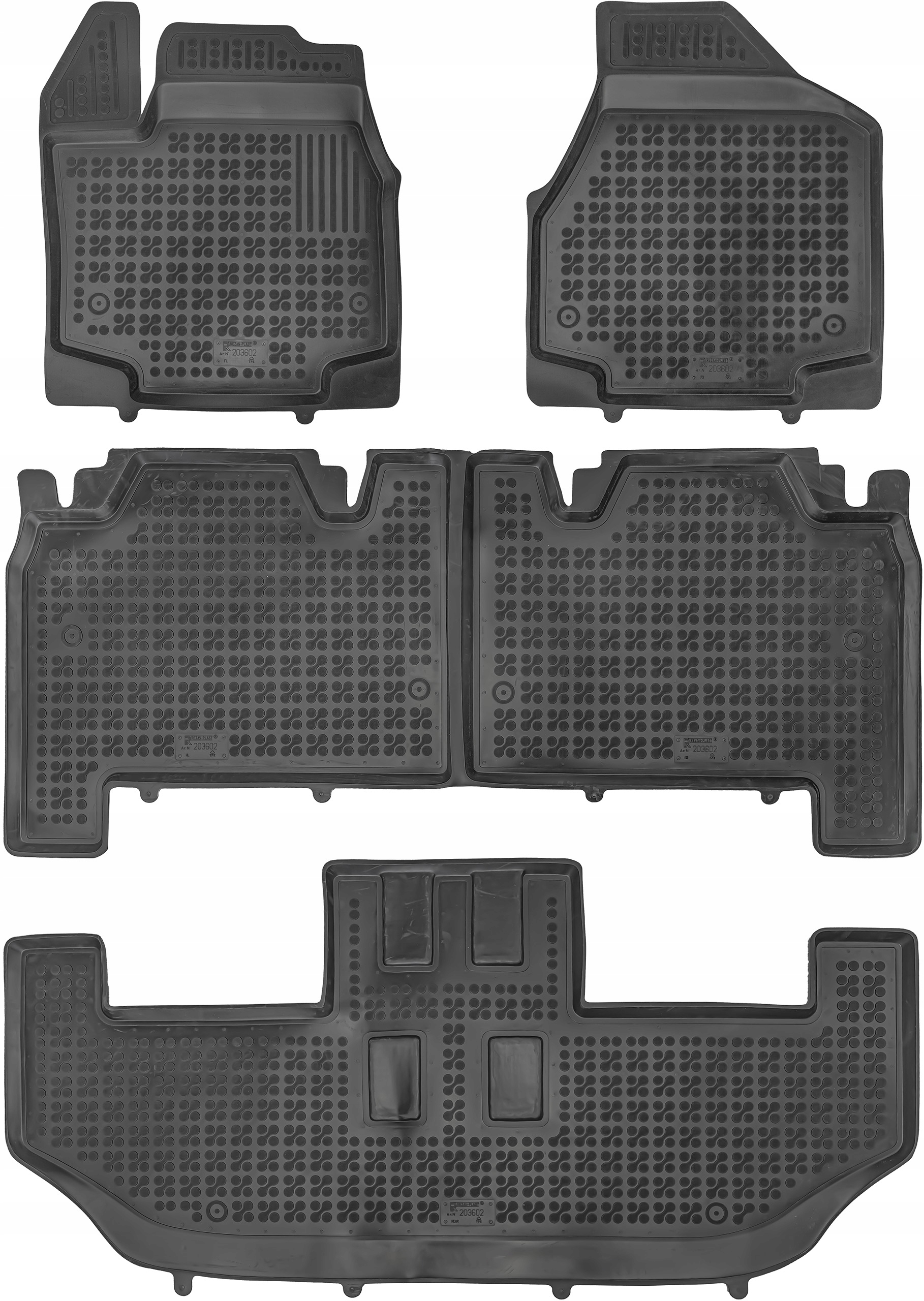 Chrysler Pacyfica II (7/8os) Minivan 2016 Gumové rohože